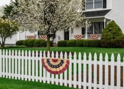 Briarwood Lane Tea Stained Patriotic Embroidered Bunting USA 48" X 24" Pleated Banner With Brass Grommets 4 Briarwood Lane Tea Stained Patriotic Embroidered Bunting USA 48" X 24" Pleated Banner With Brass Grommets -Briarwood Lane Verkoop GUEST 025bda01 53ba 4f56 a7b5 58a63805c3d6