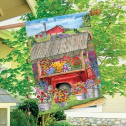 Pirate Jack Applique & Embroidered House Flag Nautical 28" X 40" Briarwood Lane -Briarwood Lane Verkoop GUEST 0901923f 2304 4d96 99e1 7a362e9c9e09