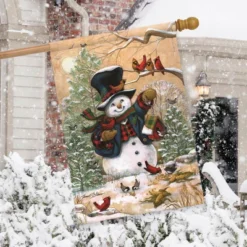 Briarwood Lane Winter Friends Primitive House Flag Snowman Cardin -Briarwood Lane Verkoop GUEST 0ac66d29 8342 48f6 8e62 11ca97b11569