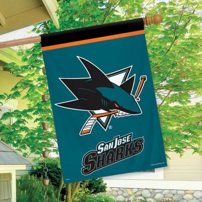 Briarwood Lane San Jose Sharks House Flag NHL Licensed 28" X 40" 2 Briarwood Lane San Jose Sharks House Flag NHL Licensed 28" X 40" - Image 2