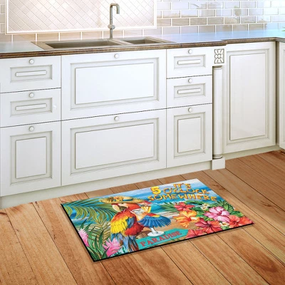 5 O'Clock Paradise Summer Doormat Drinks Nautical Indoor Outdoor 30" X 18" Briarwood Lane 3 5 O'Clock Paradise Summer Doormat Drinks Nautical Indoor Outdoor 30" X 18" Briarwood Lane - Image 3
