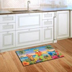 Briarwood Lane Always 5 O'Clock Summer Doormat Parrots Drinks Indoor Outdoor 30" X 18" -Briarwood Lane Verkoop GUEST 181ebda2 62fd 43b4 bf57 7dc2280badfa