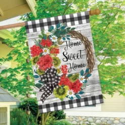 Geranium Wreath Summer House Flag 28" X 40" Briarwood Lane 3 Geranium Wreath Summer House Flag 28" X 40" Briarwood Lane -Briarwood Lane Verkoop GUEST 18d68de5 d194 463a b483 ea99bba1cb72