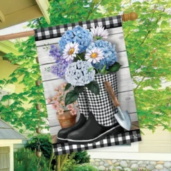 Checkered Garden Boots Spring House Flag 28 X 40 Briarwood Lane -Briarwood Lane Verkoop GUEST 24742b97 6802 4753 98f1 c3a136ed24fb
