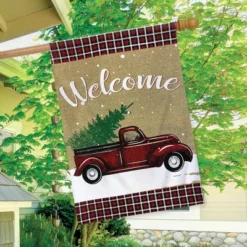 Briarwood Lane Winter Truck Burlap House Flag 28" X 40" Briarwood 3 Briarwood Lane Winter Truck Burlap House Flag 28" X 40" Briarwood -Briarwood Lane Verkoop GUEST 2874abe1 bc00 4d99 ba7c 51651937341d