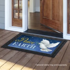 Briarwood Lane Peace On Earth Dove Christmas Doormat Olive Branch Indoor Outdoor 30" X 18" -Briarwood Lane Verkoop GUEST 28a6bfdd bc58 4e3c b2ce 943b45a3e973