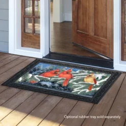 Briarwood Lane Winter Cardinal Trio Doormat Seasonal Birds Indoor Outdoor 30" X 18" -Briarwood Lane Verkoop GUEST 3ca8a954 267d 4705 99cd 17336abdfbdd