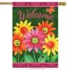 Welcome Daisies Spring House Flag Floral 28" X 40" Briarwood Lane