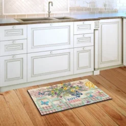 Happy Spring Mason Jar Floral Doormat Indoor Outdoor 30" X 18" Briarwood Lane -Briarwood Lane Verkoop GUEST 479859fd 95a4 45d8 b109 c4521975eb3e