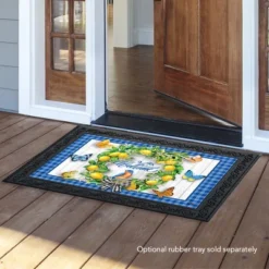 Briarwood Lane Lemon Wreath Spring Doormat Welcome Bluebird Plaid Indoor Outdoor 30" X 18" -Briarwood Lane Verkoop GUEST 47ccba23 062e 495c bb72 dca475253fbc
