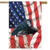 Briarwood Lane Police Hat House Flag Badge Blue Line Emergency Services Patriotic 28" X 40"