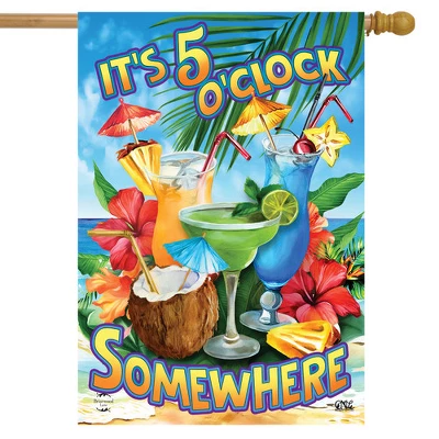 5 O'Clock Cocktails Summer House Flag 28 X 40 Briarwood Lane 1 5 O'Clock Cocktails Summer House Flag 28 X 40 Briarwood Lane