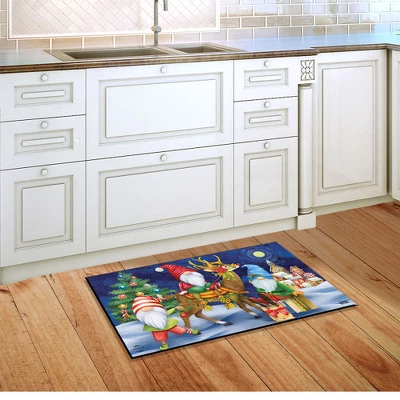 Happy Holiday Gnomes Christmas Doormat 30" X 18" Indoor Outdoor Briarwood Lane 3 Happy Holiday Gnomes Christmas Doormat 30" X 18" Indoor Outdoor Briarwood Lane - Image 3