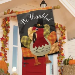 Briarwood Lane Colorful Turkey Thanksgiving Applique House Flag Be Thankful Embroidered 28"x40" 3 Briarwood Lane Colorful Turkey Thanksgiving Applique House Flag Be Thankful Embroidered 28"x40" -Briarwood Lane Verkoop GUEST 55b6022f cdec 400a 896c a8a8b1edccbc