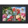 Birds And Mailbox Spring Doormat Floral Indoor Outdoor 30" X 18" Briarwood Lane