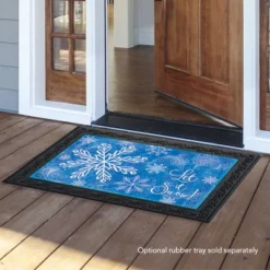 Briarwood Lane Glistening Snowflakes Winter Doormat Let It Snow Indoor Outdoor 30" X 18" -Briarwood Lane Verkoop GUEST 77ef27e0 8861 45d0 9465 3a67e8ead0ce