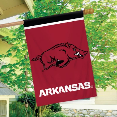 Briarwood Lane Arkansas Razorbacks House Flag NCAA Licensed 28" X 40" 2 Briarwood Lane Arkansas Razorbacks House Flag NCAA Licensed 28" X 40" - Image 2