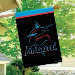Briarwood Lane Miami Marlins House Flag MLB Licensed 28" X 40" -Briarwood Lane Verkoop GUEST 7d4955af 6c0a 47d4 adde cc289acf066e