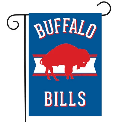 Briarwood Lane Retro Buffalo Bills Garden Flag NFL Double-Sided 18" X 12.5" 1 Briarwood Lane Retro Buffalo Bills Garden Flag NFL Double-Sided 18" X 12.5"