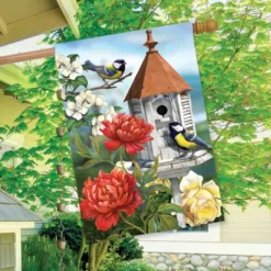 Home Sweet Birdhouse Spring House Flag Floral 28" X 40" Briarwood Lane 3 Home Sweet Birdhouse Spring House Flag Floral 28" X 40" Briarwood Lane -Briarwood Lane Verkoop GUEST 87060be9 3293 44cd aa4d b1b5a0faf8dd