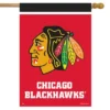 Briarwood Lane Chicago Blackhawks House Flag NHL Licensed 28" X 40"