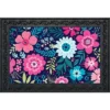 Bright Floral Spring Doormat Indoor Outdoor Primitive 30" X 18" Briarwood Lane