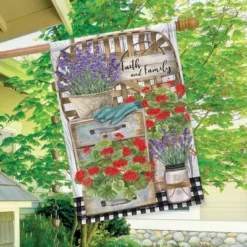Faith And Family Farmhouse Spring House Flag Floral 28" X 40" Briarwood Lane -Briarwood Lane Verkoop GUEST 8d9929b7 e27c 4db9 89bc 5a0645f90577