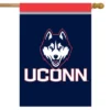 Briarwood Lane Connecticut Huskies House Flag NCAA Licensed 28" X 40"