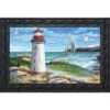 Coastal Lighthouse Summer Doormat Indoor Outdoor 30" X 18" Briarwood Lane