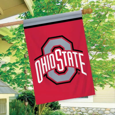 Briarwood Lane Ohio State Buckeyes House Flag NCAA Licensed 28" X 40" 2 Briarwood Lane Ohio State Buckeyes House Flag NCAA Licensed 28" X 40" - Image 2