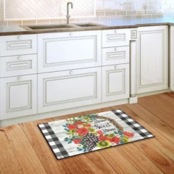 Geranium Wreath Summer Doormat Indoor Outdoor 30" X 18" Briarwood Lane -Briarwood Lane Verkoop GUEST 94b369f4 c2e6 4bb0 88c0 c52d137bc9ce