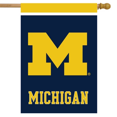 Briarwood Lane Michigan Wolverines House Flag NCAA Licensed 28" X 40" 1 Briarwood Lane Michigan Wolverines House Flag NCAA Licensed 28" X 40"