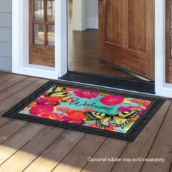 Morning Butterflies Spring Doormat Floral Indoor Outdoor 30" X 18" Briarwood Lane 4 Morning Butterflies Spring Doormat Floral Indoor Outdoor 30" X 18" Briarwood Lane -Briarwood Lane Verkoop GUEST 9a3397bd 85f7 400f 9c5f 97f8da83d2fe