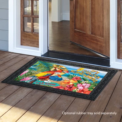 5 O'Clock Paradise Summer Doormat Drinks Nautical Indoor Outdoor 30" X 18" Briarwood Lane 2 5 O'Clock Paradise Summer Doormat Drinks Nautical Indoor Outdoor 30" X 18" Briarwood Lane - Image 2