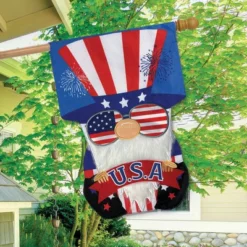 Patriotic Gnome Fourth Of July Applique House Flag 28" X 40" Briarwood Lane 3 Patriotic Gnome Fourth Of July Applique House Flag 28" X 40" Briarwood Lane -Briarwood Lane Verkoop GUEST a0fab44f 3387 42bb 9484 98a5cd8cf16d