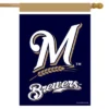 Briarwood Lane Milwaukee Brewers House Flag MLB Licensed 28" X 40"