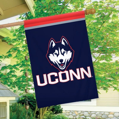 Briarwood Lane Connecticut Huskies House Flag NCAA Licensed 28" X 40" 2 Briarwood Lane Connecticut Huskies House Flag NCAA Licensed 28" X 40" - Image 2