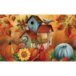 Fall Floral Birdhouses Doormat 18" X 30" Indoor Outdoor Briarwood Lane 5 Fall Floral Birdhouses Doormat 18" X 30" Indoor Outdoor Briarwood Lane -Briarwood Lane Verkoop GUEST a6de98a3 c037 4640 8871 2f8907aea0b1