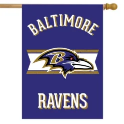 Briarwood Lane Retro Baltimore Ravens House Flag NFL Double-Sided 28" X 40"