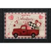 Valentine's Love Pickup Primitive Doormat Holiday 30" X 18" Briarwood Lane