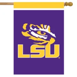 Briarwood Lane Verkoop 12 Briarwood Lane LSU Fighting Tigers House Flag NCAA Licensed 28" X 40"