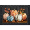 Elegant Pumpkins Doormat 18" X 30" Indoor Outdoor Briarwood Lane