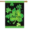 Briarwood Lane St. Patrick's Day Shamrock House Flag Patterned Cl