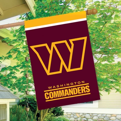 Briarwood Lane Washington Commanders House Flag 28" X 40" NFL Licensed 2 Briarwood Lane Washington Commanders House Flag 28" X 40" NFL Licensed - Image 2