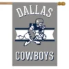 Briarwood Lane Retro Dallas Cowboys House Flag NFL Licensed Double-Sided 28"x40"