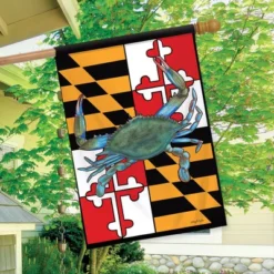 Maryland Summer House Flag Crabs Nautical 28" X 40" Briarwood Lane -Briarwood Lane Verkoop GUEST c998a6bc b186 4e09 abbb 48aeccffcd6a