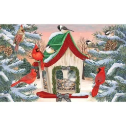 Snowy Birdhouse Winter Doormat 30" X 18" Indoor Outdoor Briarwood Lane 5 Snowy Birdhouse Winter Doormat 30" X 18" Indoor Outdoor Briarwood Lane -Briarwood Lane Verkoop GUEST ca51be79 1088 4ce6 8239 b9880421ed66