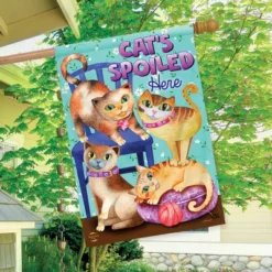 Cats Spoiled Here Humor House Flag 28 X 40 Briarwood Lane -Briarwood Lane Verkoop GUEST caaf4249 1a78 45a7 b06b 8506acf1a3ed