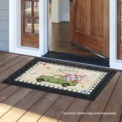 Happy Spring Pickup Truck Floral Doormat Indoor Outdoor 30" X 18" Briarwood Lane 4 Happy Spring Pickup Truck Floral Doormat Indoor Outdoor 30" X 18" Briarwood Lane -Briarwood Lane Verkoop GUEST cabd6737 786a 4a7b a3fb befcdcb347d4