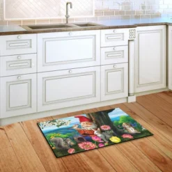 Garden Gnome Spring Doormat Birds Floral Indoor Outdoor 30" X 18" Briarwood Lane -Briarwood Lane Verkoop GUEST cae02fa5 eb24 4e81 892e 399098cdd82e